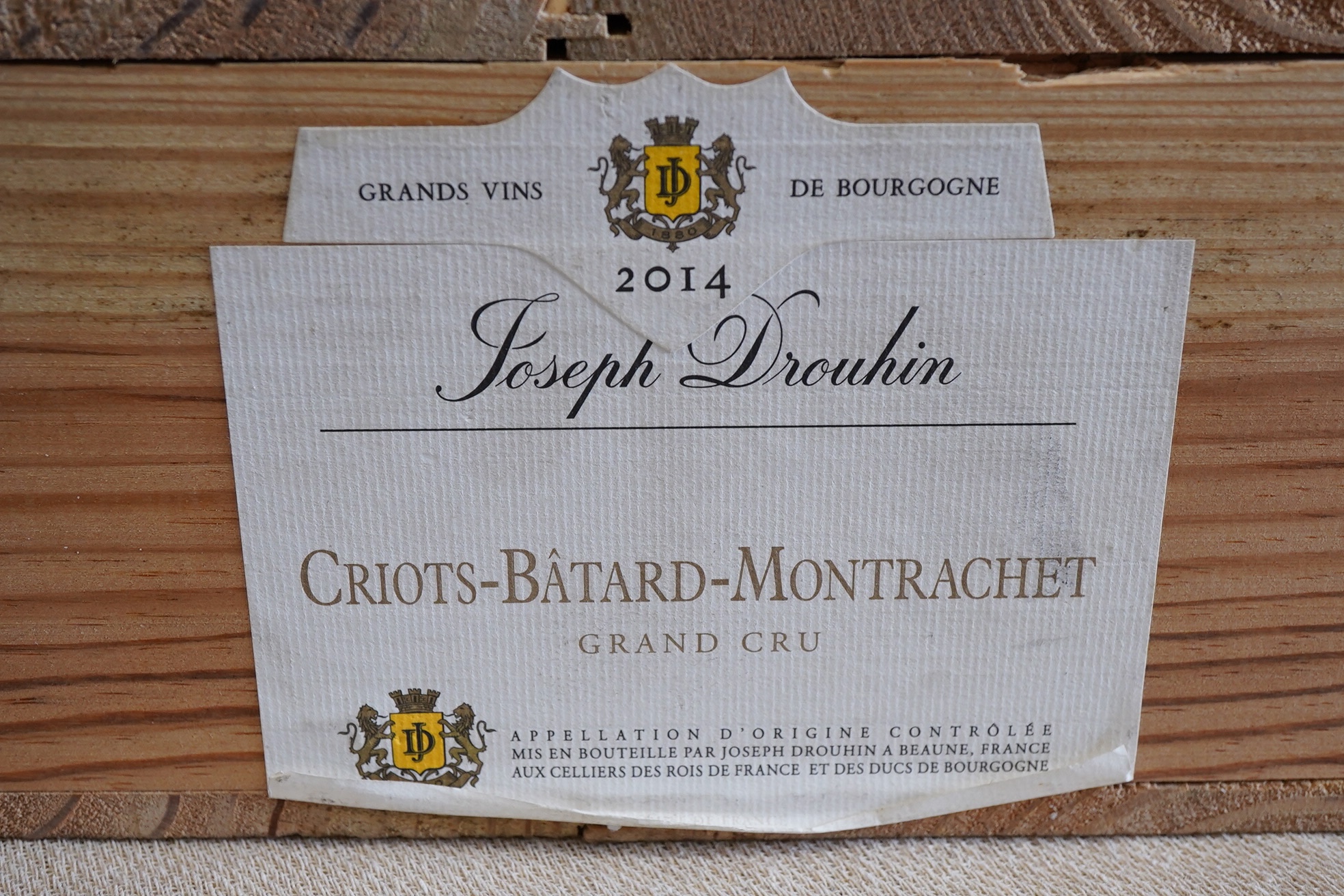 Maison Joseph Drouhin, Criots-Bâtard-Montrachet Grand Cru, 2014